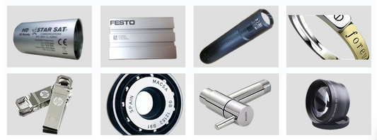 What materials and application industries are suitable for fiber optic marking machines?