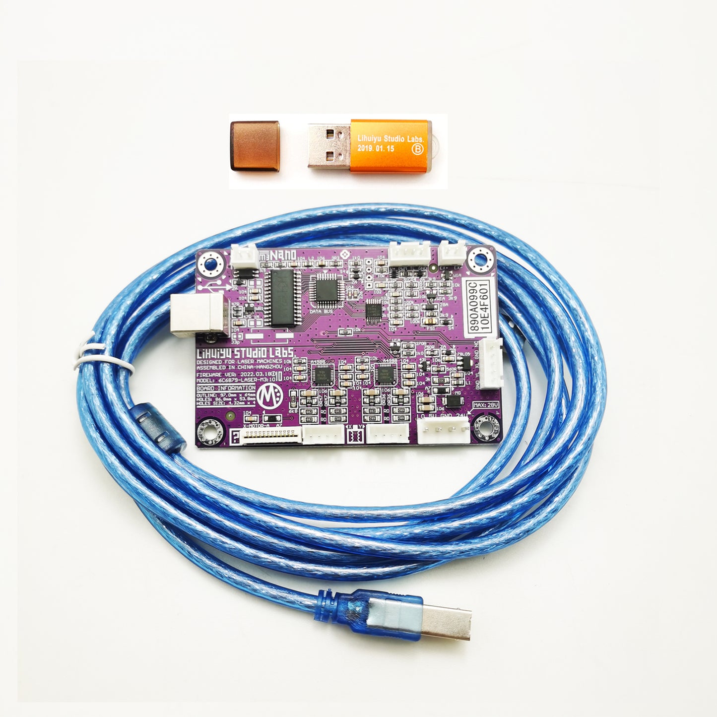 LIHUIYU M2 Hauptplatine für Co2-Laser-Controller, Gravierschneider