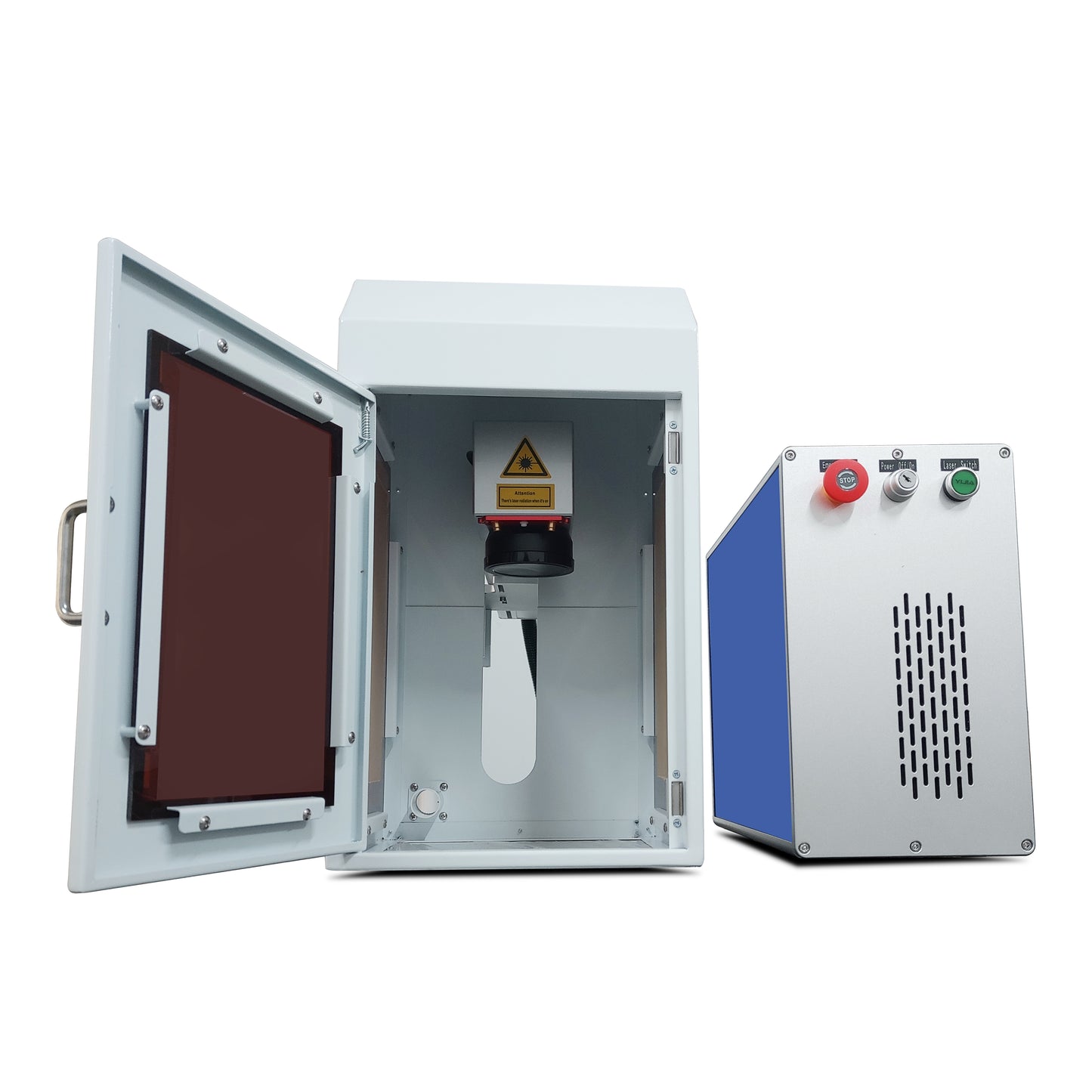 Metallschutzhülle für MCWlaser Split-Typ-Faserlasergravierer 20 W 30 W 50 W 60 W 80 W 100 W Raycus JPT Mopa