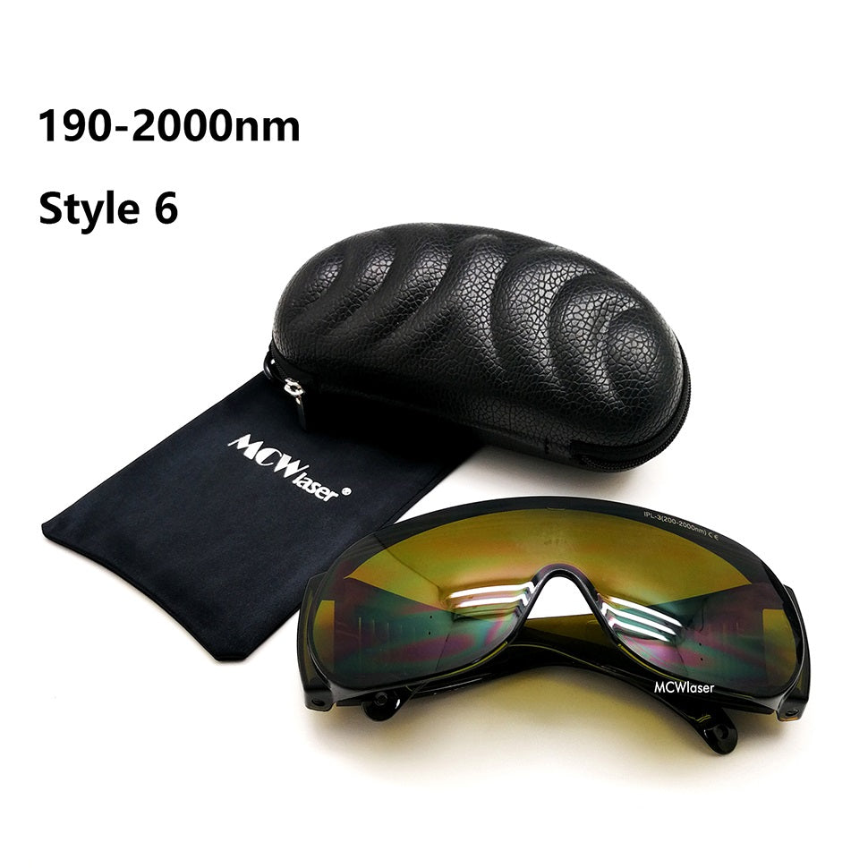 IPL Laser Goggles 190nm-2000nm Safety Protective Glasses Typical For Beauty & Cosmetology Device Absorption Type EP-IPL