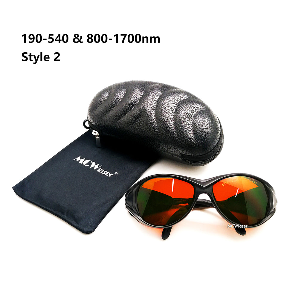 MCWlaser Laser Goggle 190-540 & 800-1700nm Safety Protective Glasses EP-1