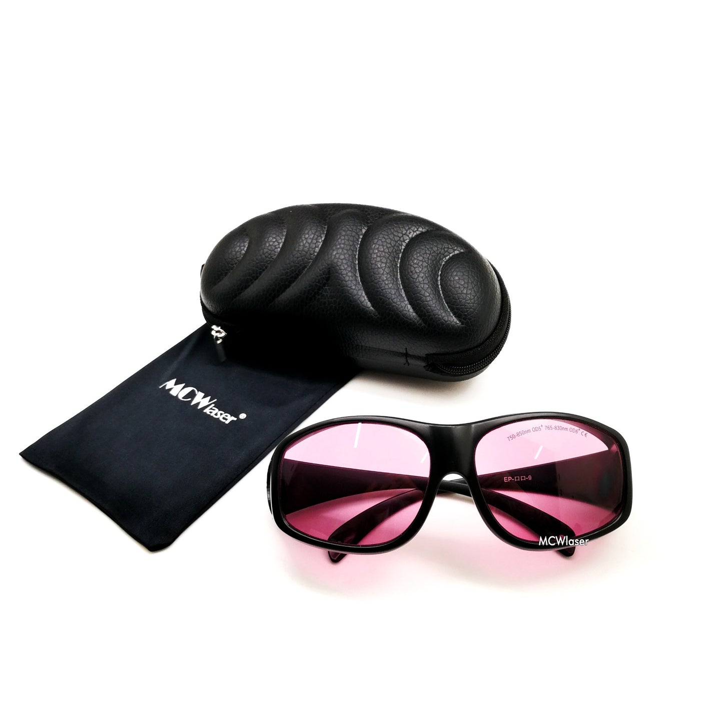 Lunettes de protection laser MCWlaser 750-850 & 765-830nm Lunettes de protection typiques pour le type d'absorption 755nm 808nm EP-18