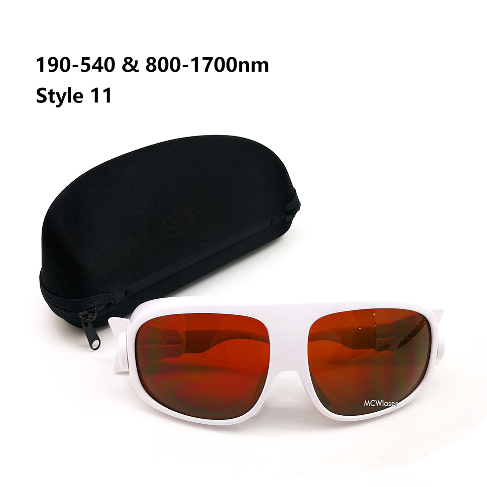 MCWlaser Laserschutzbrille 190–540 und 800–1700 nm Sicherheitsschutzbrille EP-1