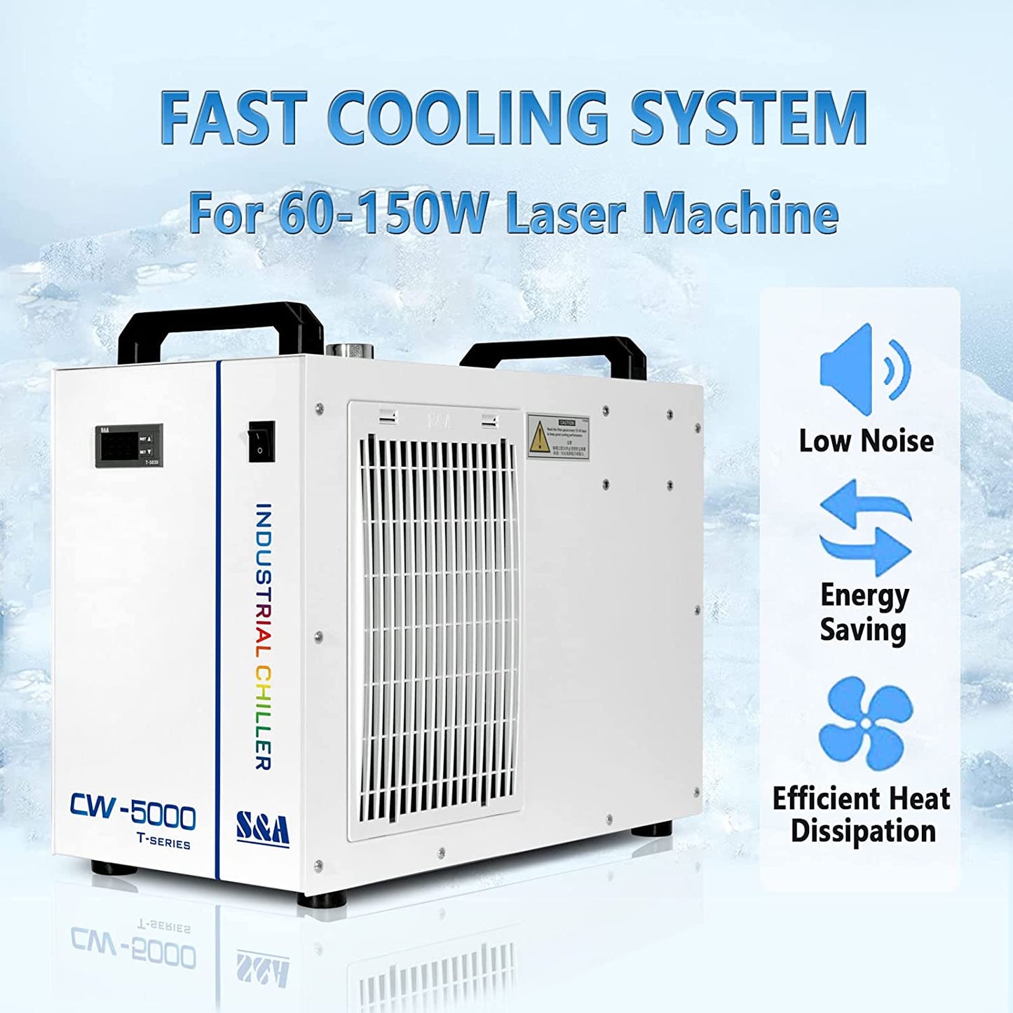 S&amp;A Original CW-5000 Serie (CW-5000DG/TG) Industrie-Wasserkühler, Kühlwasser