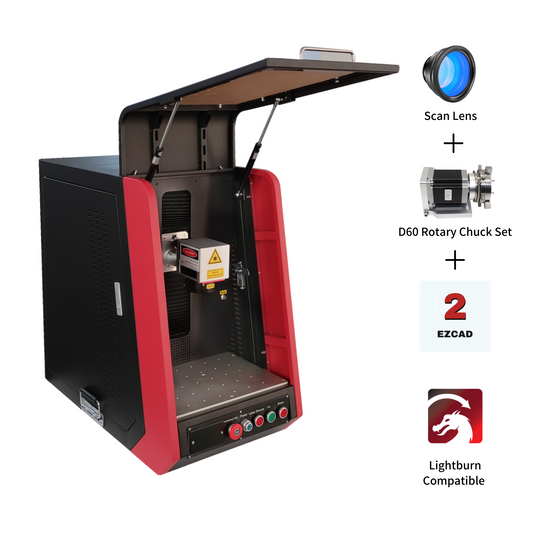 MCWlaser – Machine de fabrication de Laser à Fiber Raycus de Type A, 20W/30W/50W, Machine de gravure et de marquage sur métal