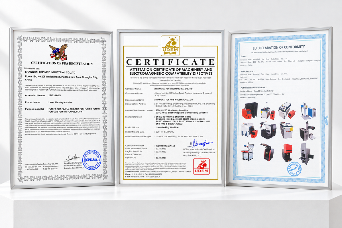 Certified by FDA and CE, enjoy a two-year warranty. Online and remote technical support at any time(Free); Local on-site training and after-sales service (Fee required).