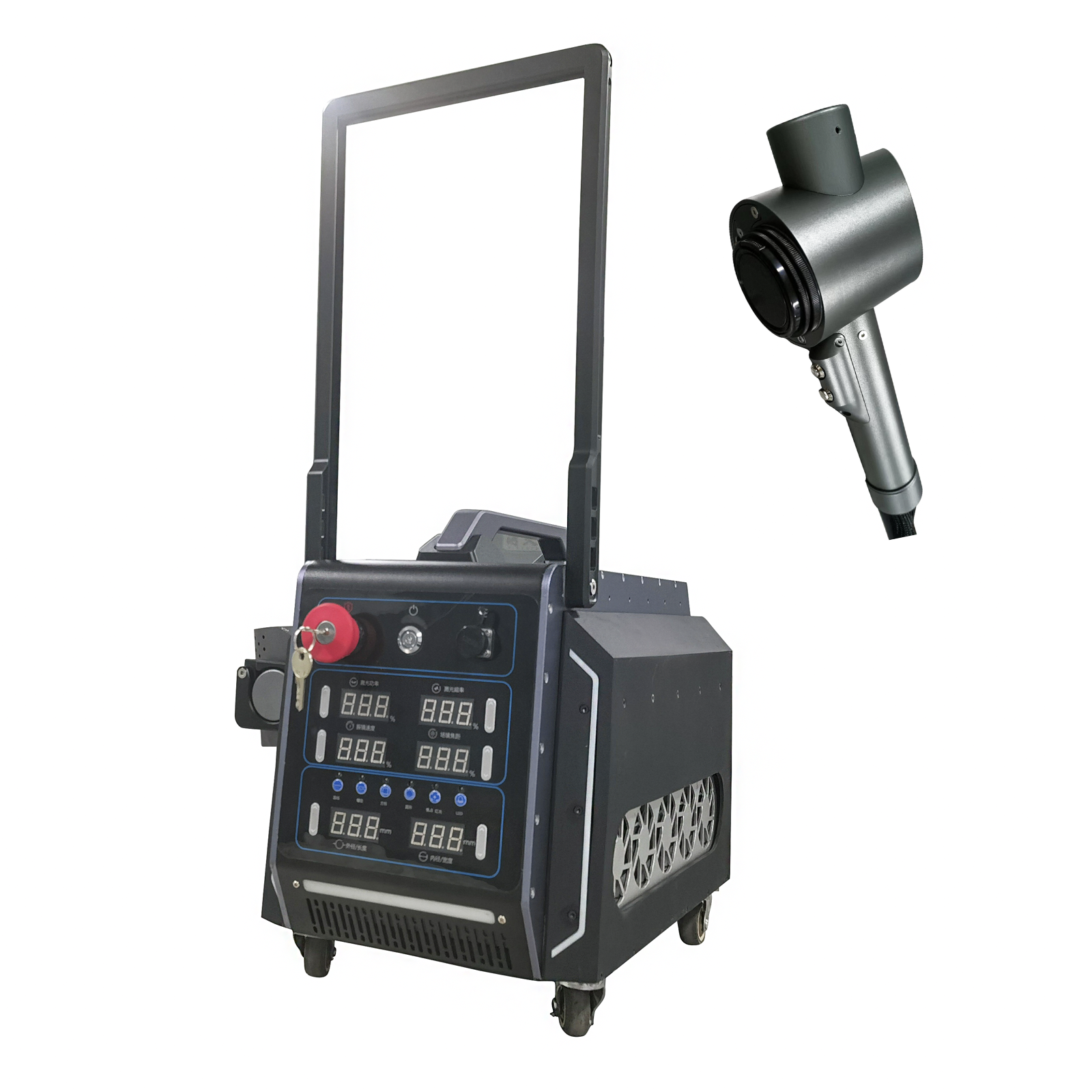 Handheld laser rust removal machine