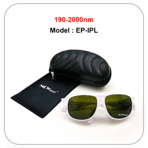 Lunettes laser IPL 190nm-2000nm Lunettes de protection de sécurité typiques pour les appareils de beauté et de cosmétologie Type d'absorption EP-IPL