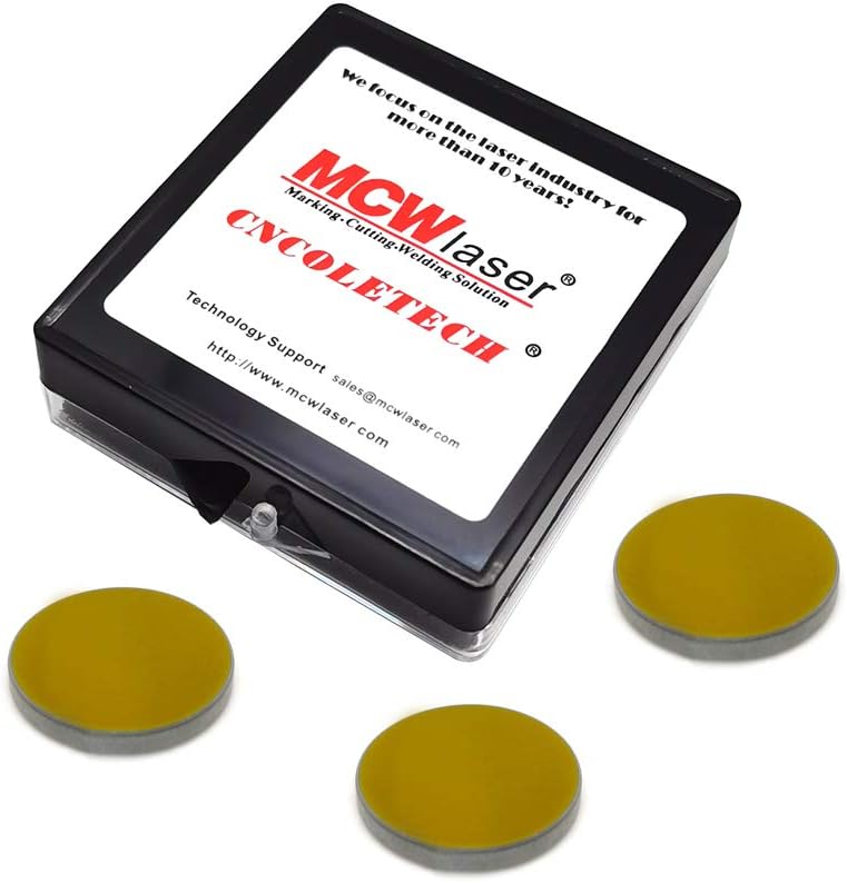 MCWlaser K9 Reflective Mirror 3PCS for CO2 Laser 10600nm 10.6um Laser Engraver