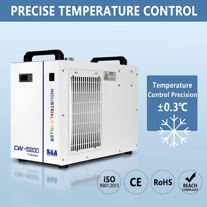 S&amp;A Genuine CW-5200 Series (CW-5200DH/TH/DI/TI) Refroidisseur d'eau industriel Refroidisseur d'eau