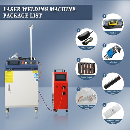 Machine de soudage Laser à Fiber portative MCWlaser 1000W 1500W 2000W