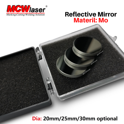 MCWlaser Mo miroir réfléchissant 3 pièces pour graveur Laser CO2 10600nm 10.6um