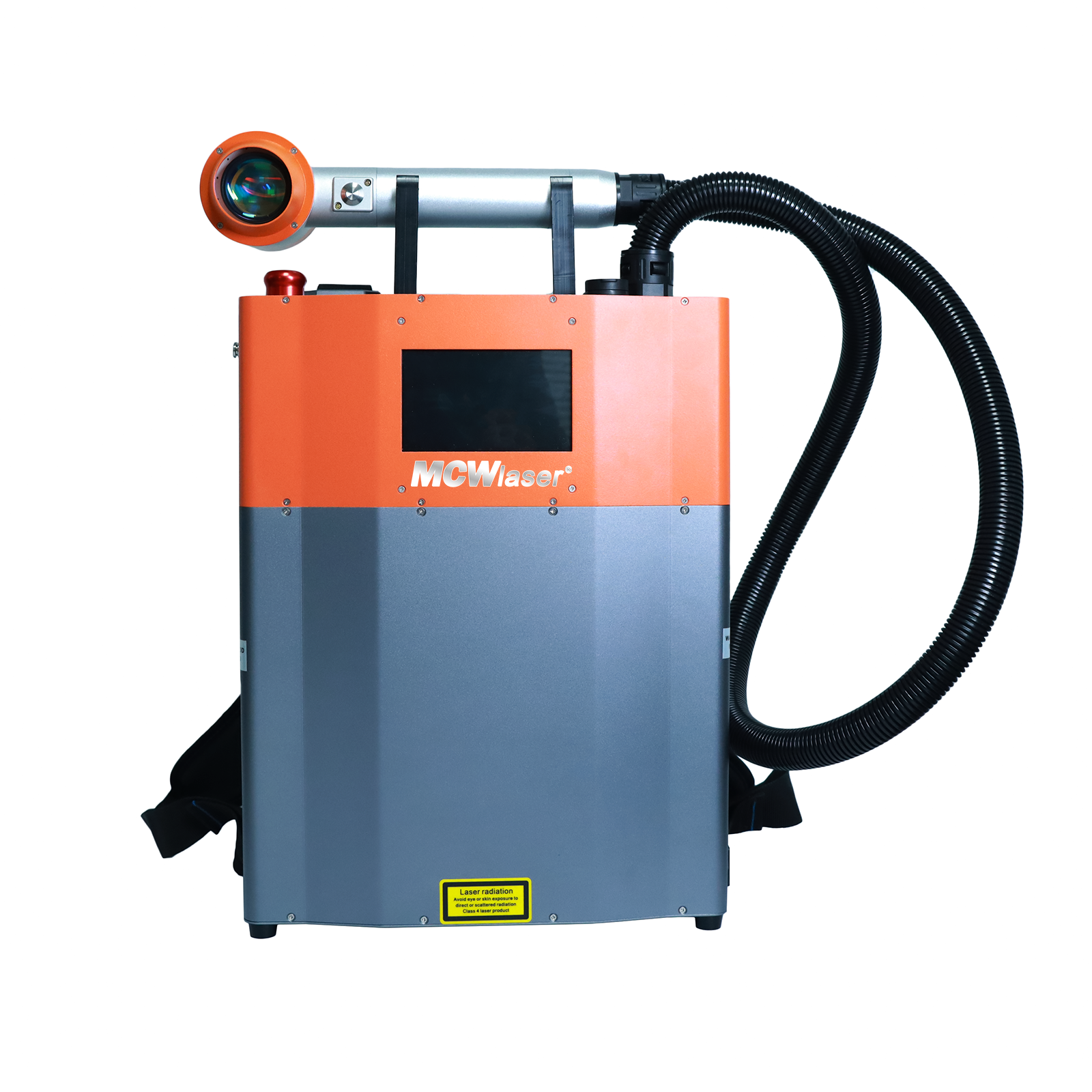 MCWlaser Pulsed Laser Cleaning Machine 100W Portable Laser Rust Removal Cleaner for Metal Laser Paint Removal Backpack Design