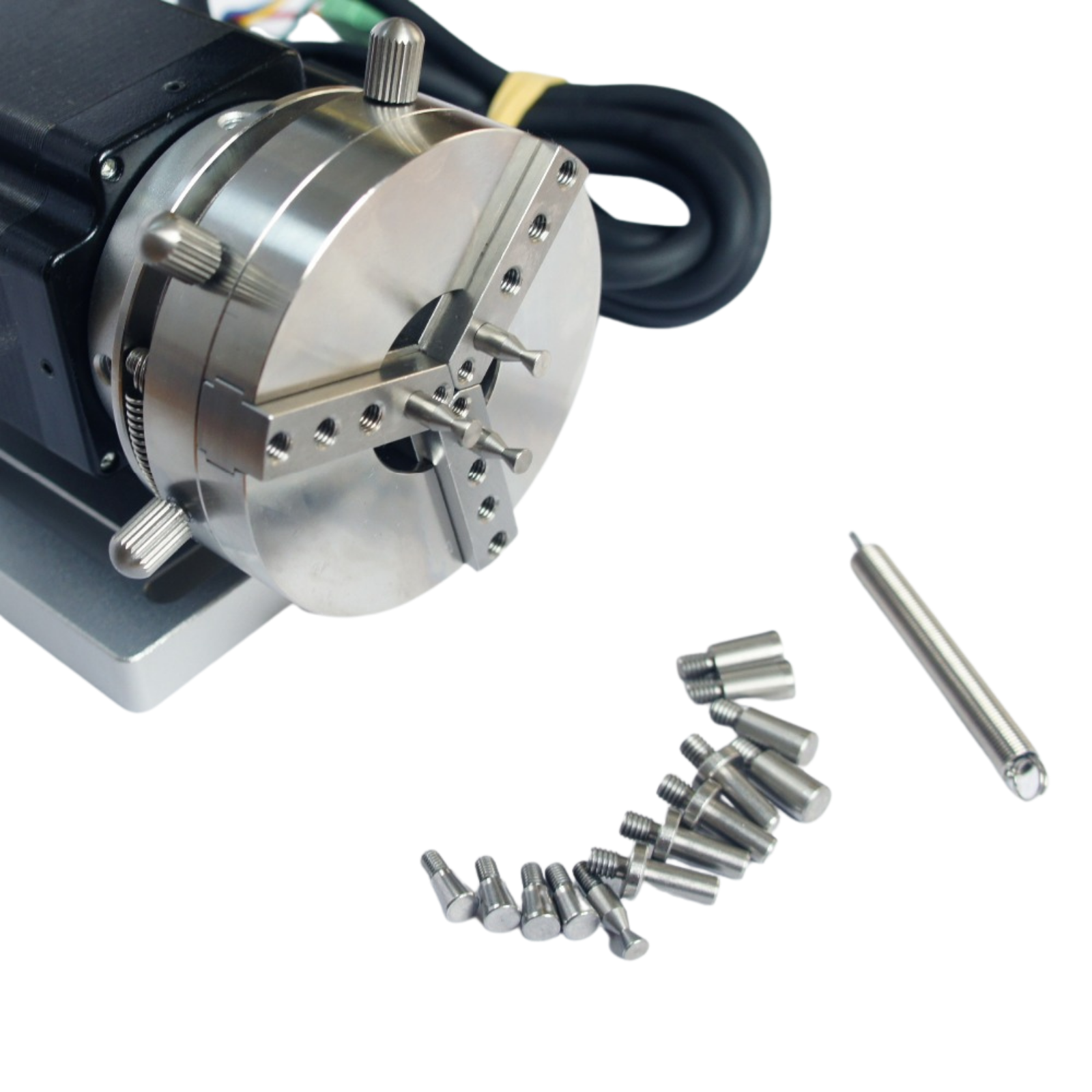 Rotary Chuck Array Ring Rotary Chucks D69 for MCWlaser Raycus JPT Mopa Fiber Laser Engrav