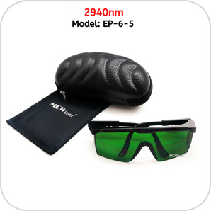 MCWlaser Laser Goggle 2940nm Lunettes de protection de sécurité Type d'absorption EP-6