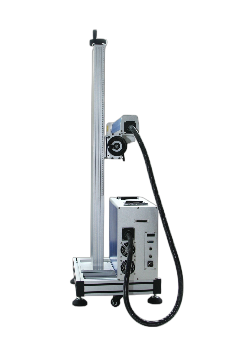 MCWlaser 20W/30W/50W Raycus Stand Type  Fiber Laser Engraver Marking Machine With 8.7” X 8.7“  Working Area