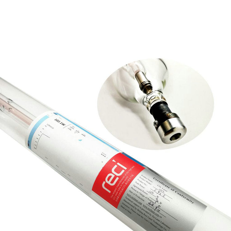 Tube Laser RECI CO2 W1/W2/W4/W6/W8 (75W 80W 90W 100W 130W 150W) pour Machine de gravure et de découpe Laser 