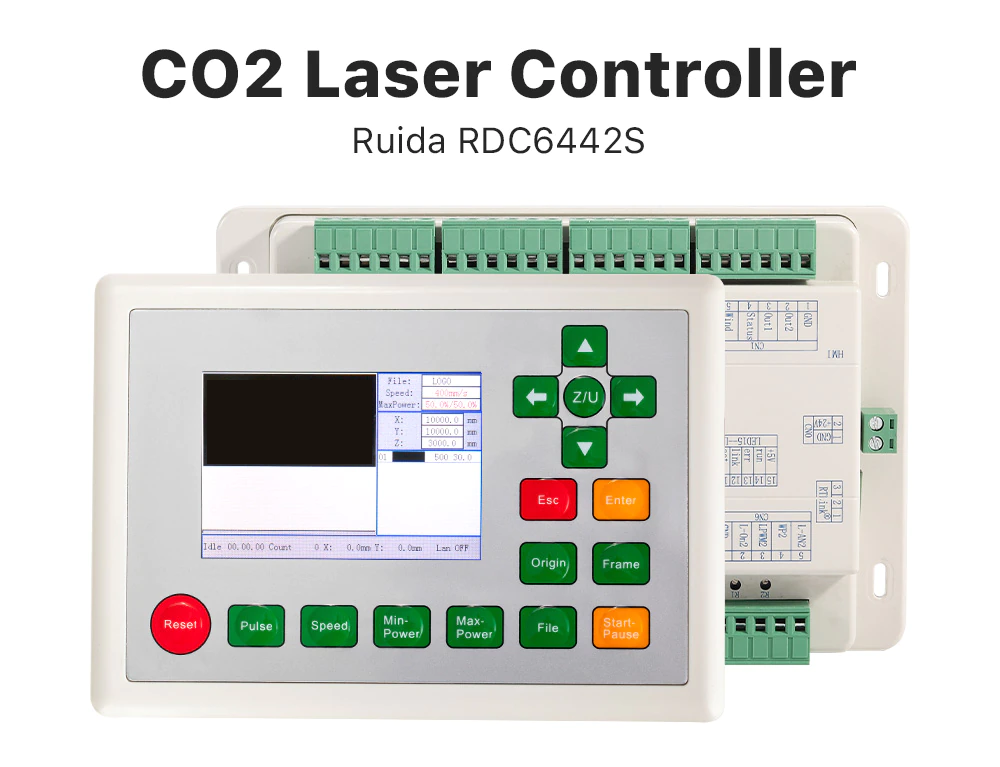 Ruida RDC6442S Controller CO2 Laser Controller Board Card for CO2 Laser Engraving Cutting Machine RDC6442 Control Motherboard System