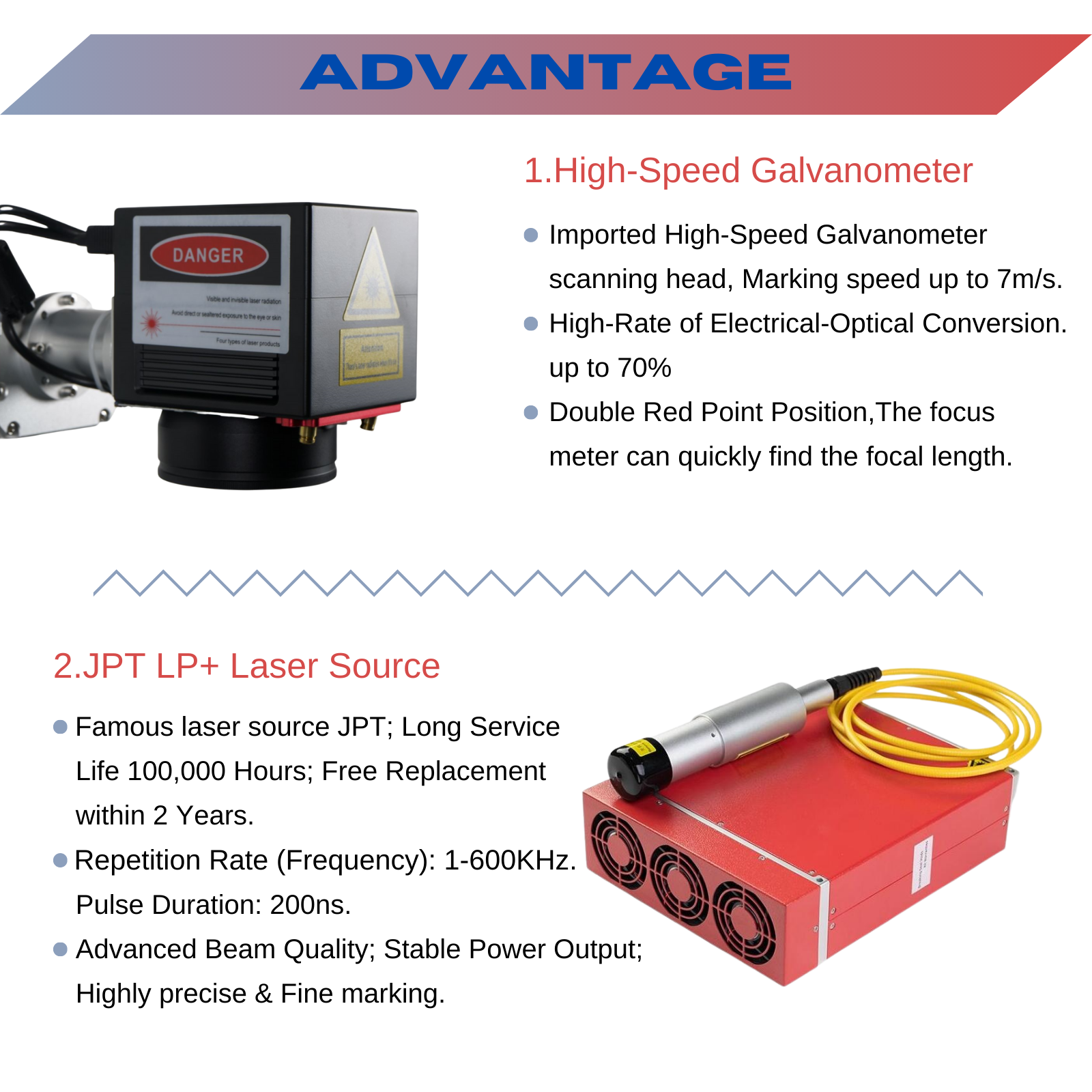 JPT Fiber Laser Engraver Marking Machine