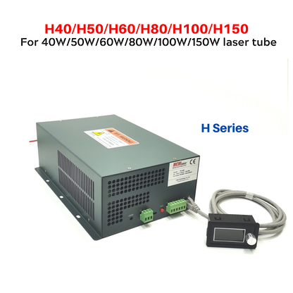 CO2-Laser-Netzteil der H-Serie für 40 W, 50 W, 60 W, 80 W, 100 W, 150 W CO2-Laserröhre