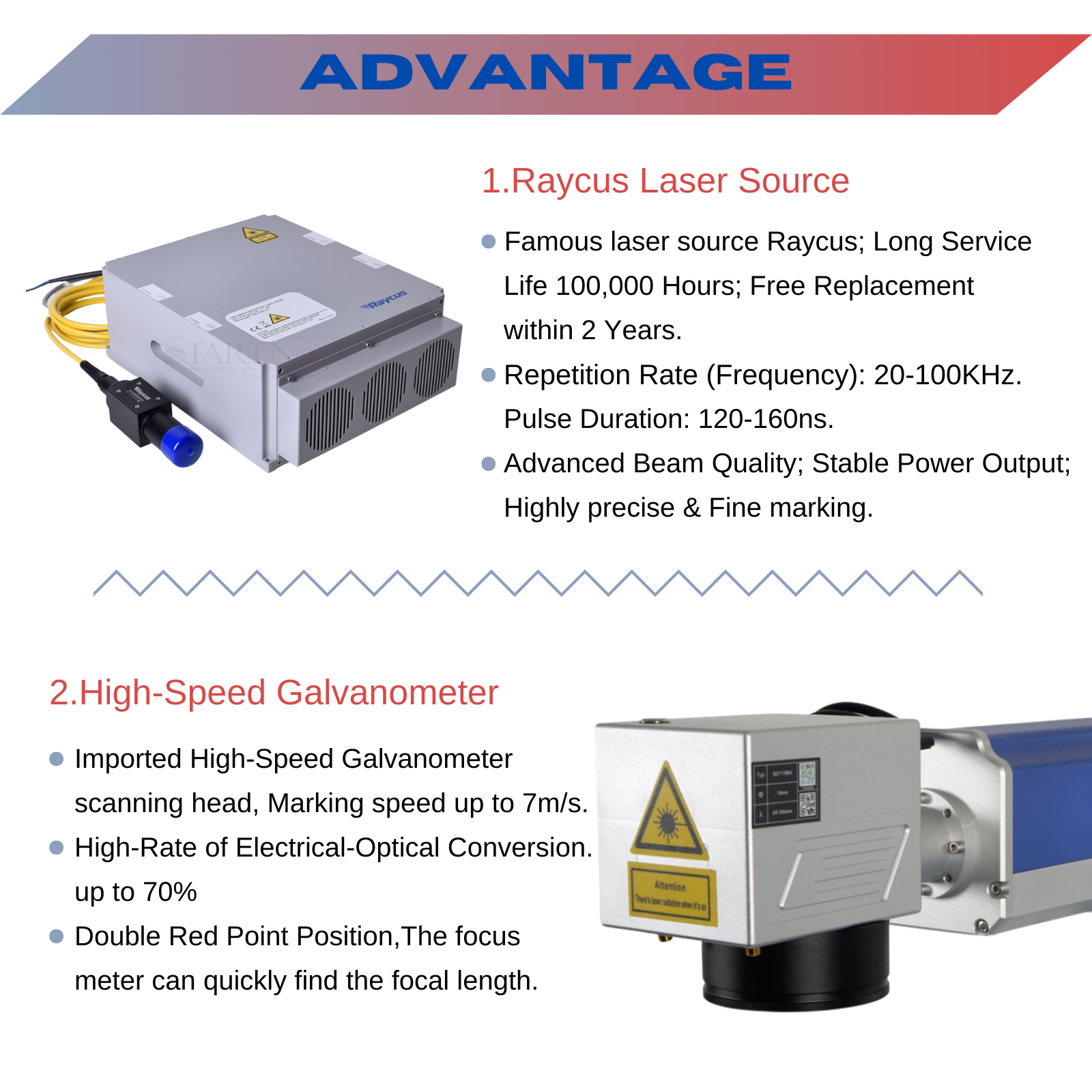 Raycus Fiber Laser Engraver Marking Machine