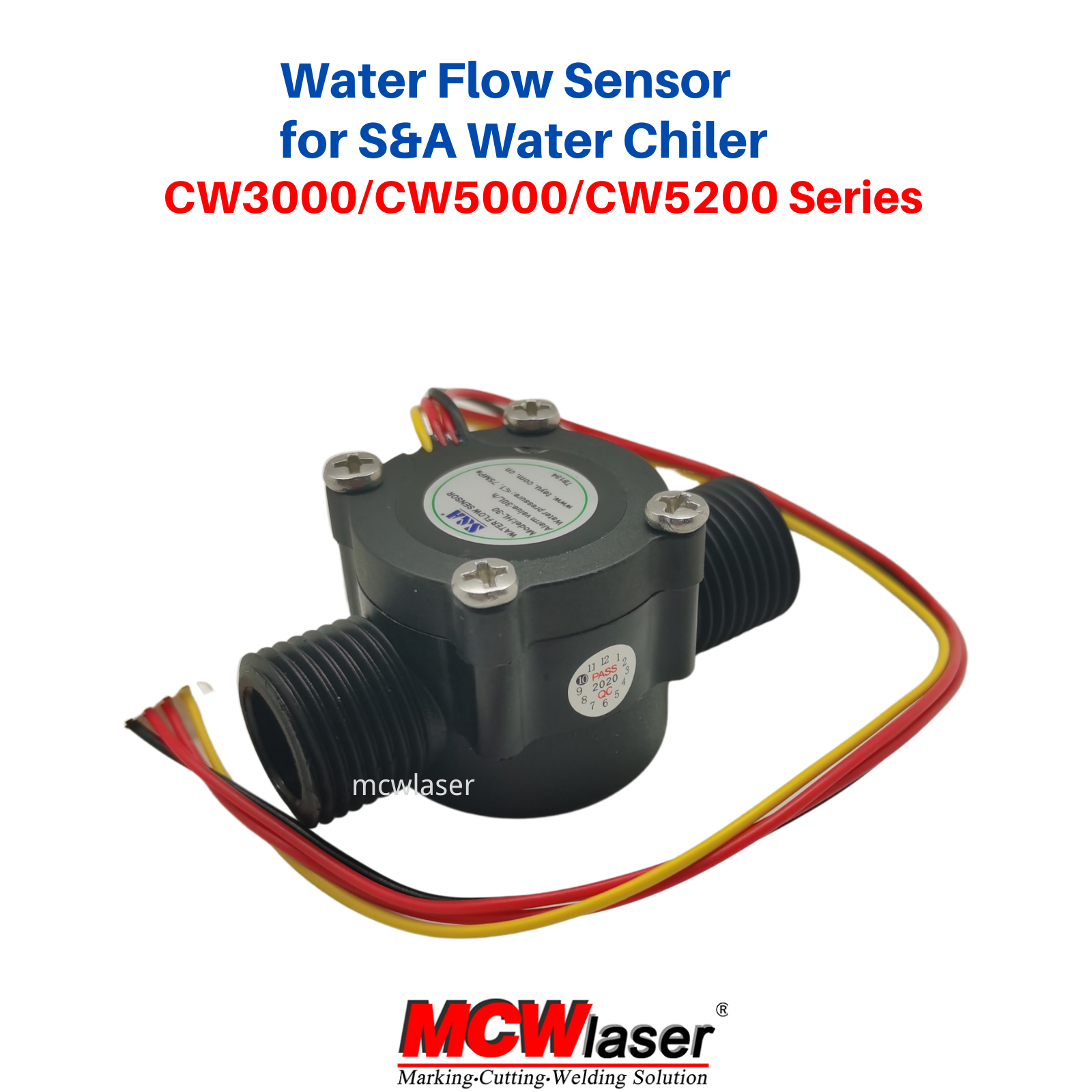 Wasserdurchflusssensor für S&amp;A Wasserkühler CW-3000 CW-5000 CW-5200