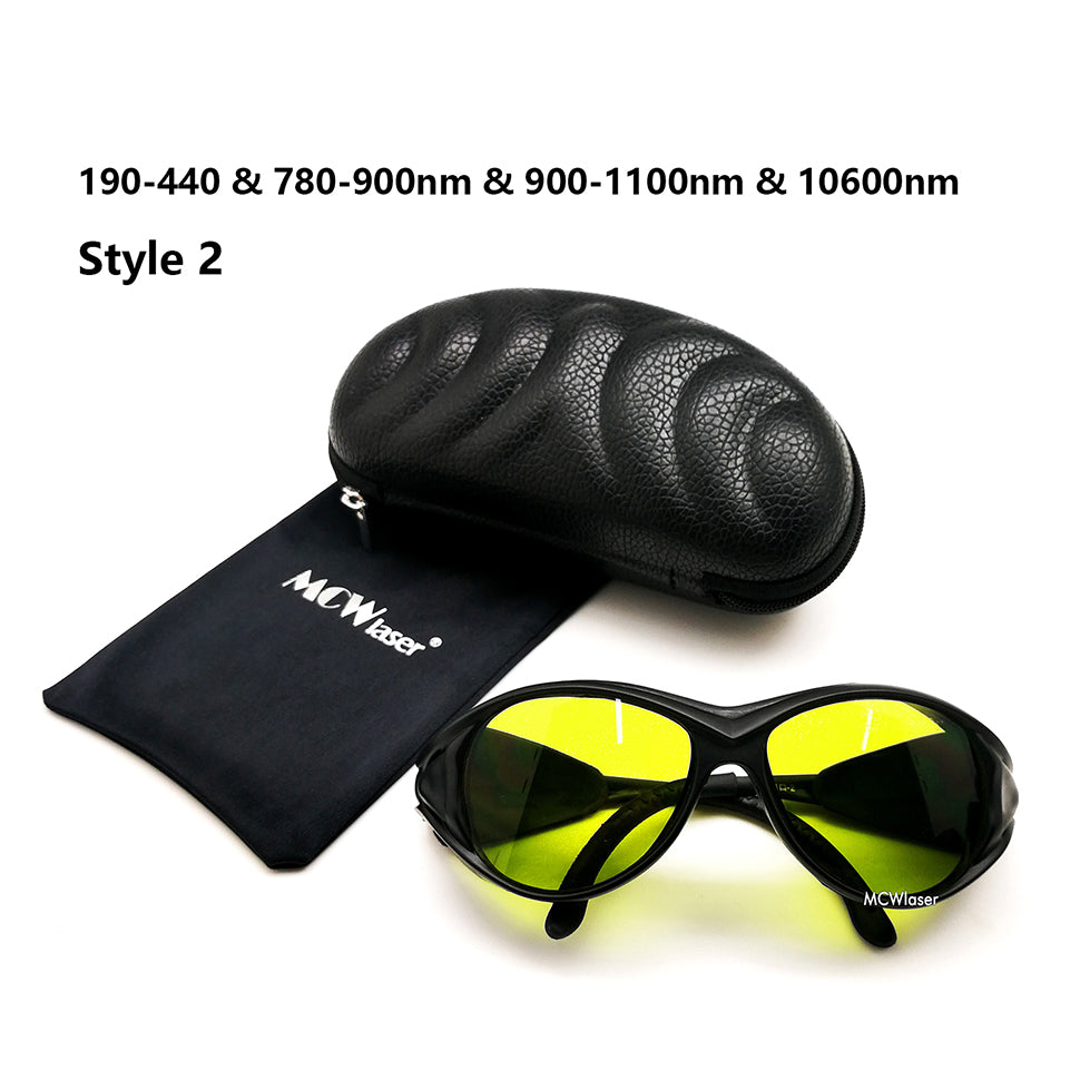 Q-BAIHE EP-1 Laser Safety Goggles – 190-540nm & 800-2000nm Multi-Wavelength Protection