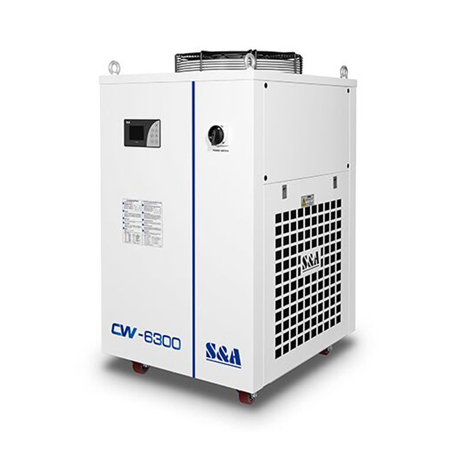 S&amp;A Original CW-6300AN Industrieller Wasserkühler zur Kühlung von CO2-Laserrohren, CNC-Spindeln und Laserschweißmaschinen