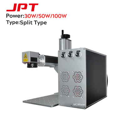 MCWlaser Split Type MOPA 30W 60W 80W 100W Fiber Laser Engraver Marking Machine Rotary Axis Optional