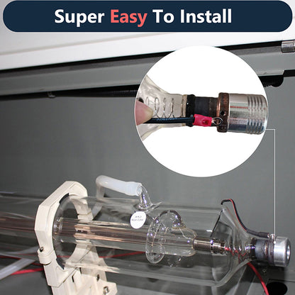 RECI W2 90W(Peak 100W) 1200mm CO2 Laser Tube + DY13 110V/220V Power Supply With LED Display