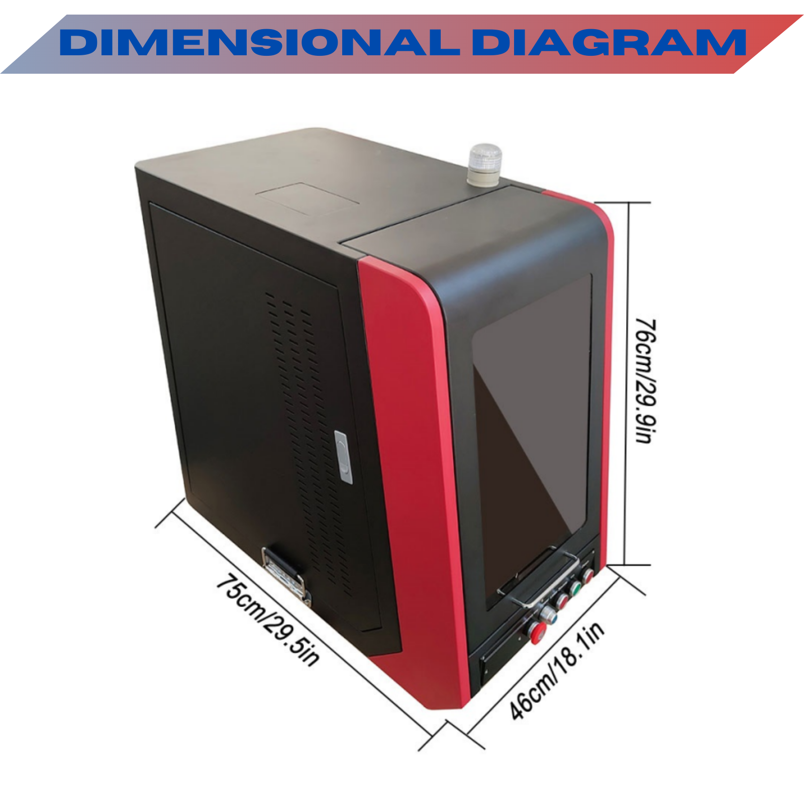 50W Raycus Fiber Laser Engraver Marking Machine