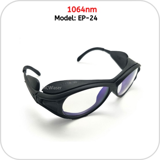 MCWlaser Safety Protective Goggles Glasses 1064nm Reflective Type Laser Eyewear For Fiber YAG Laser Cleaning/Marking/Welding/Cutting EP-24